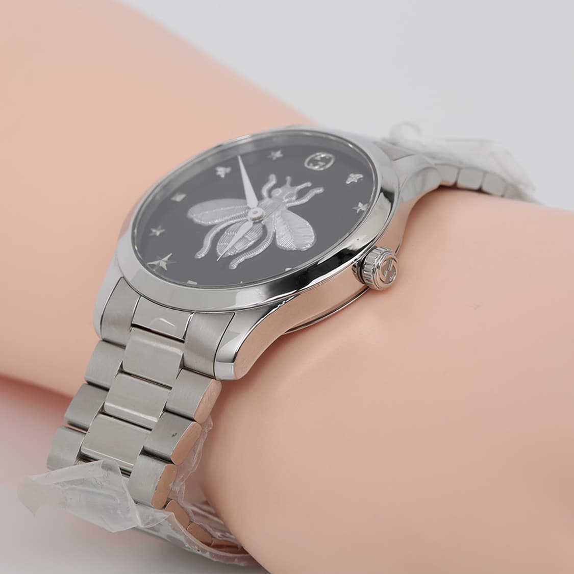 구찌 G-타임리스 꿀벌 스틸 시계 GUCCI 메탈 워치 YA1264136 상품이미지9