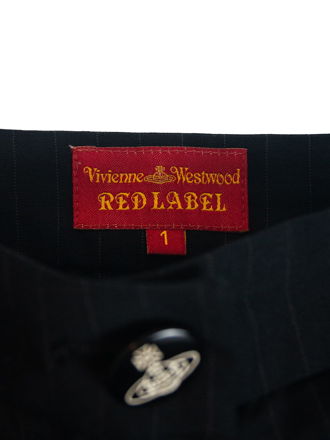 vivienne westwood 레드라벨 도킹 스트라이프 와이드 슬랙스 상품이미지6