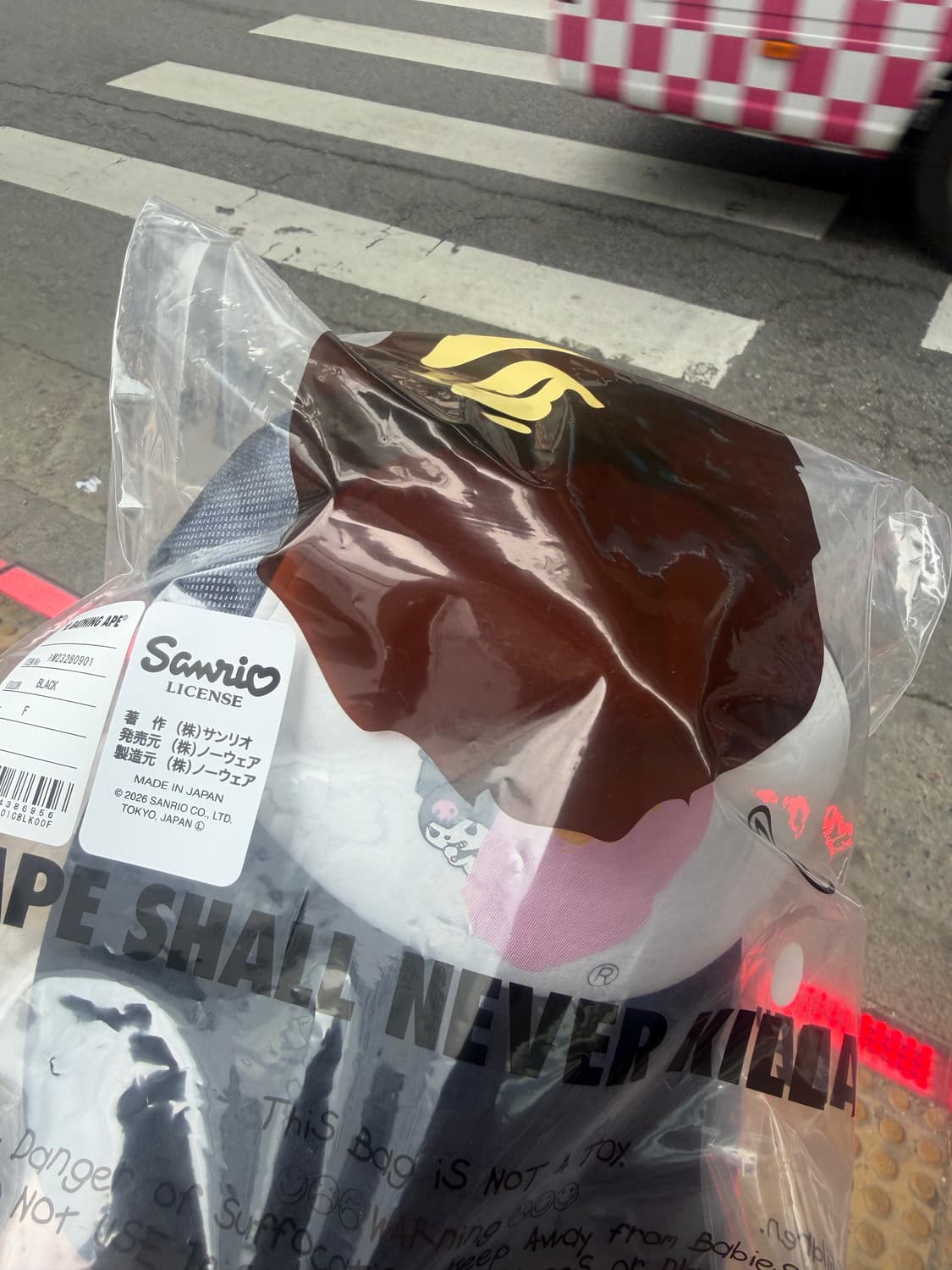 베이프 bape 쿠로미 산리오 모자 상품이미지3