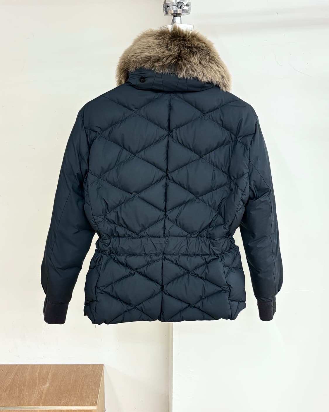 랄프로렌 블랙 램스 퍼 카라 벨티드 다운 자켓 상품이미지7