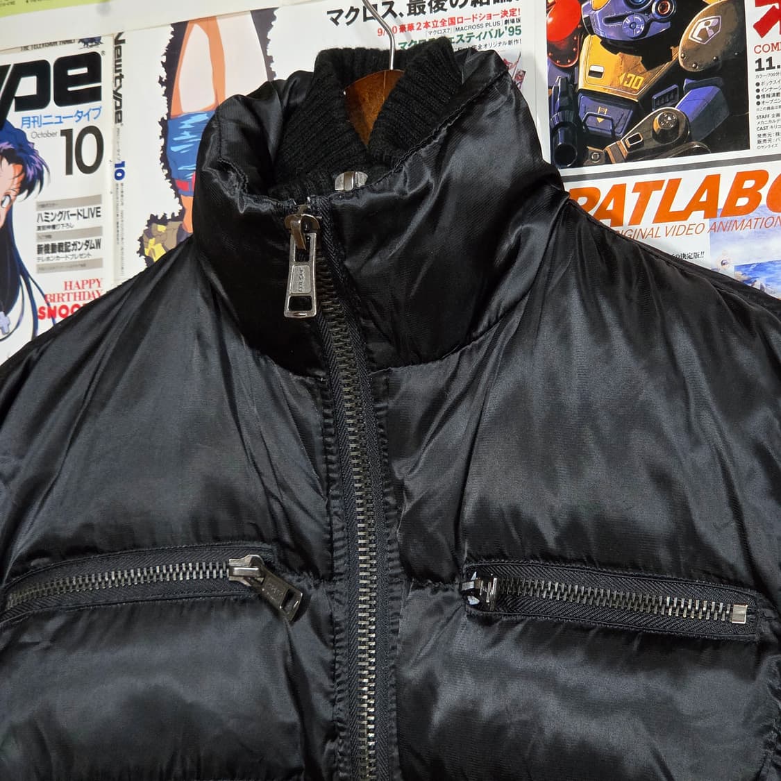 JPN AKM 레이어드 투웨이 펑크 덕다운 패딩 상품이미지3