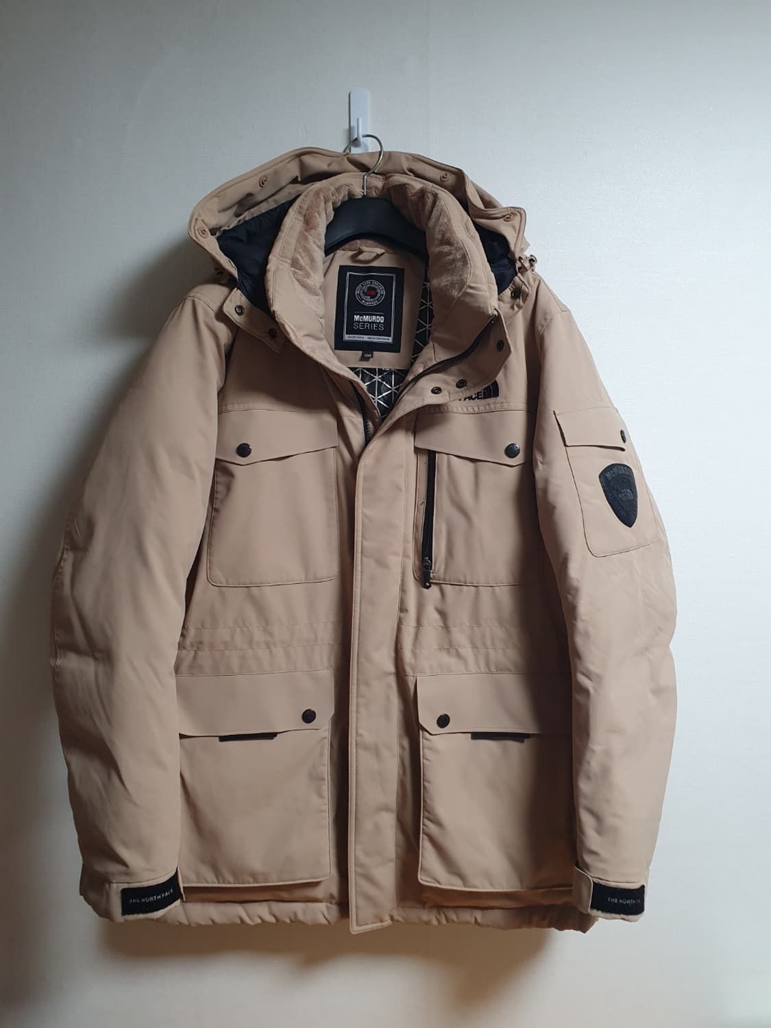 무료배송 노스페이스 구스다운패딩 MCMURDO AIR2 베이지 100 상품이미지2