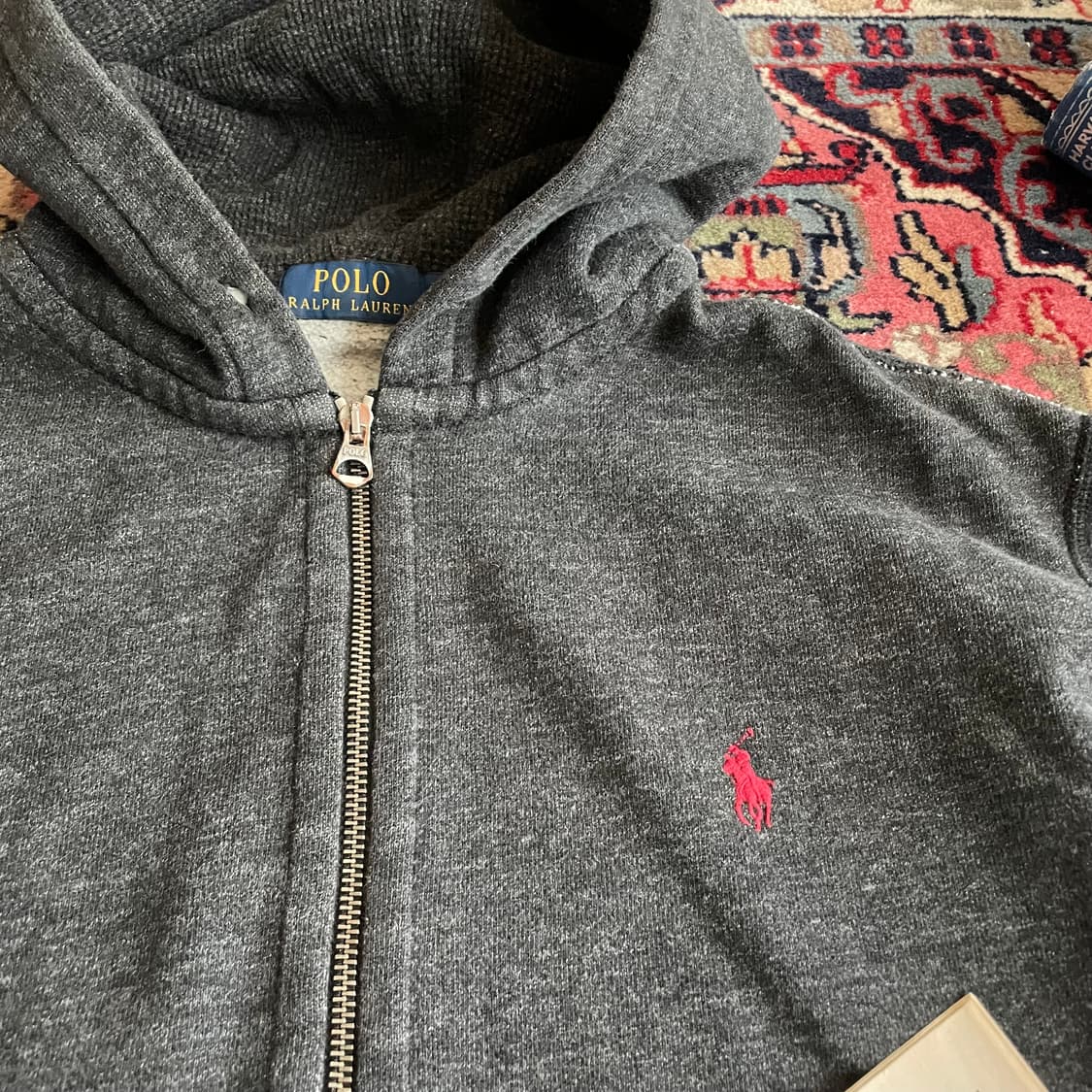 폴로 랄프로렌 기모 집업 후디 상품이미지6