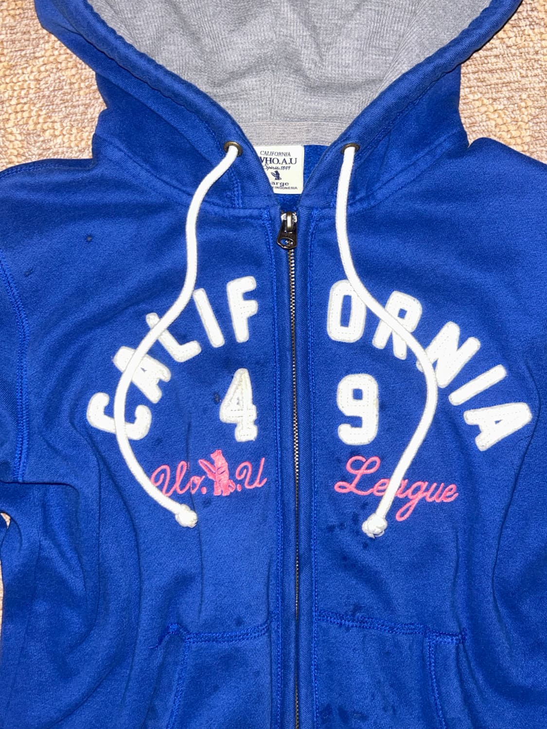 스포티 빈티지 후아유 후드집업 상품이미지2