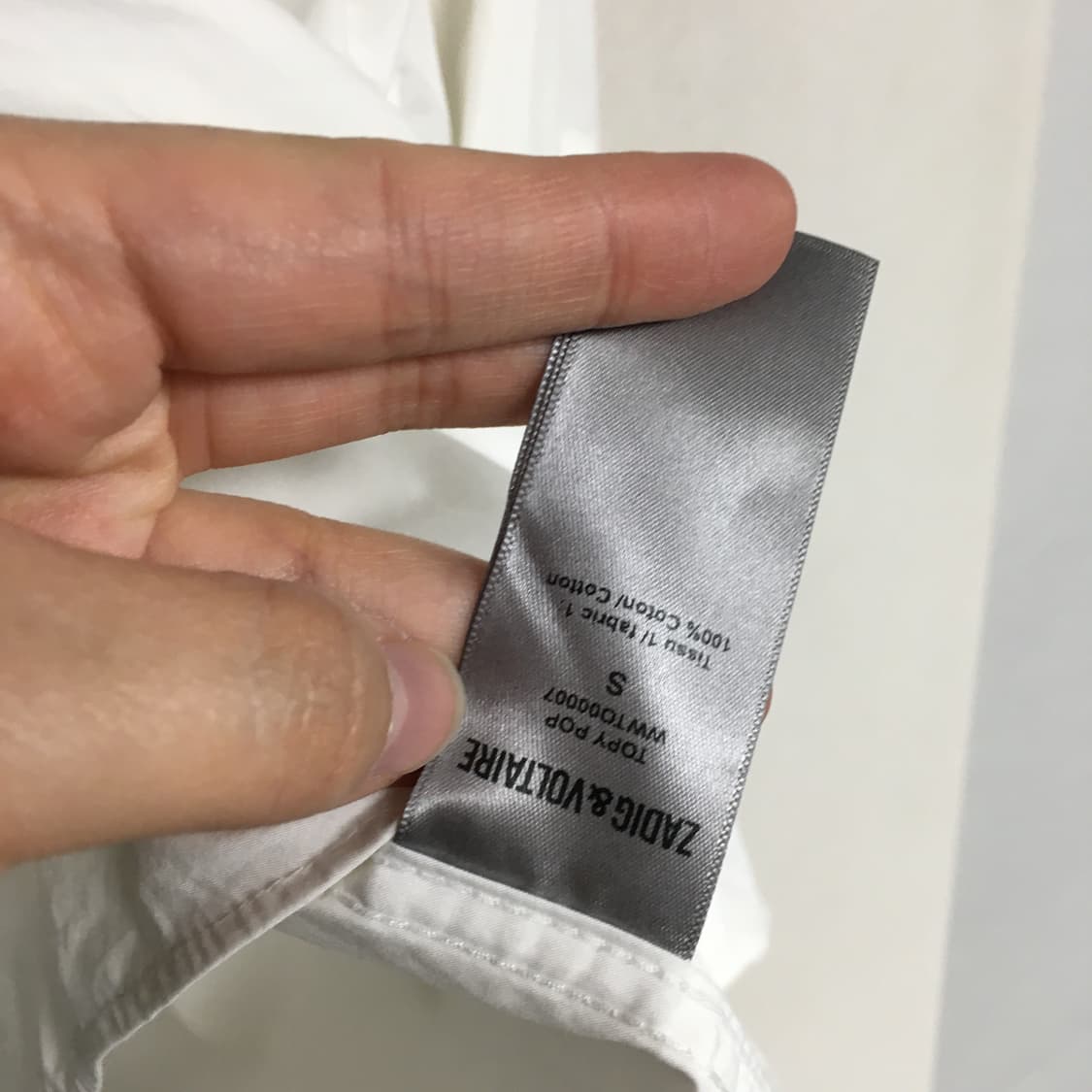  쟈딕앤볼테르 자수 셔츠 블라우스 S 상품이미지4