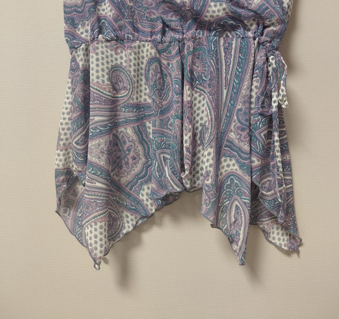 라벤더 페이즐리 탑 + 슬리브리스 티 SET 상품이미지3