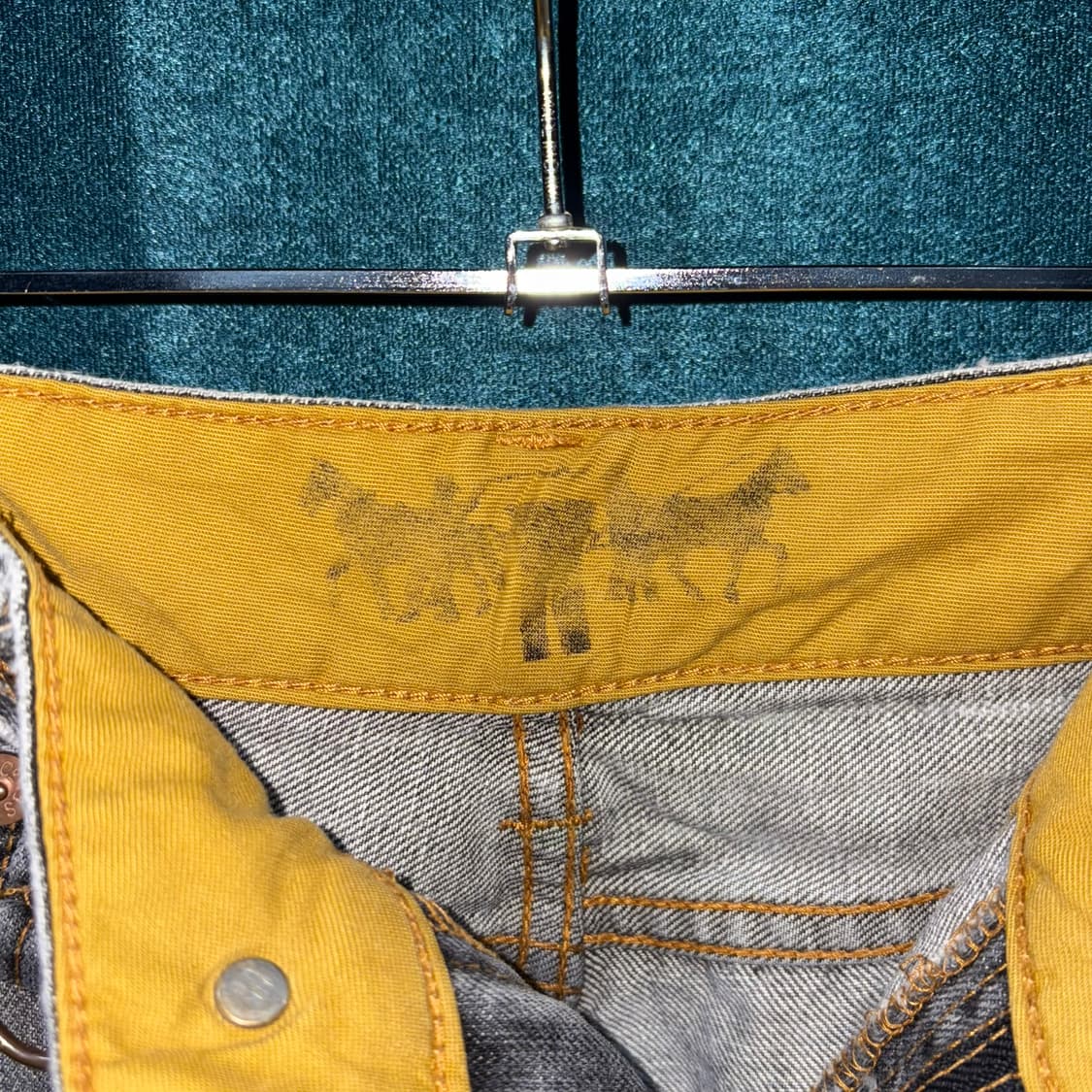 (32) 90s 리바이스 522A 웨스턴 그레이 진 상품이미지8