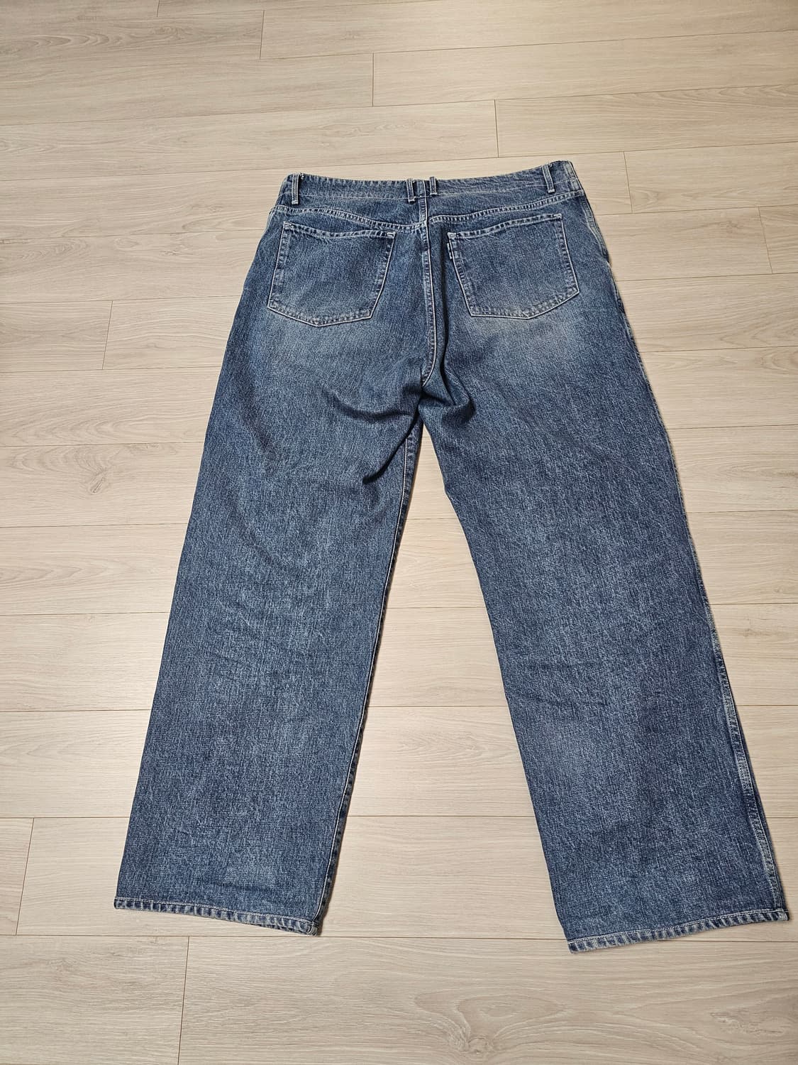 포터리 원워시드 와이드 데님 상품이미지3