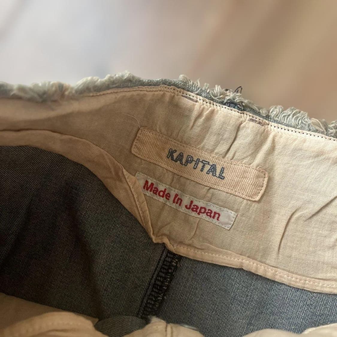 캐피탈 페인티드 데님 미니스커트 상품이미지6