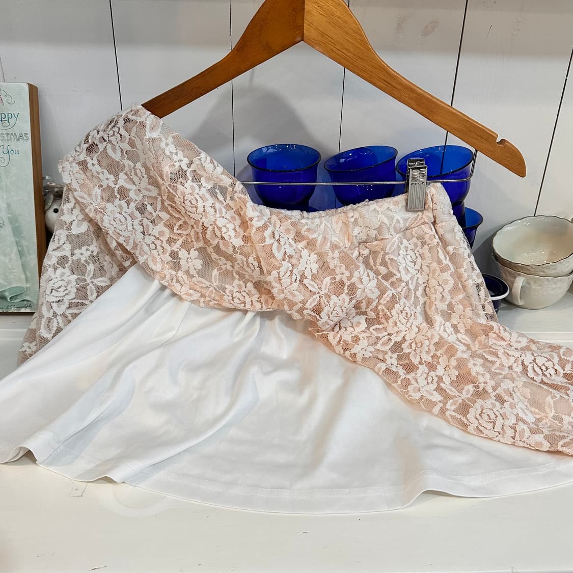 레이스 미니 스커트  플레어 상품이미지6