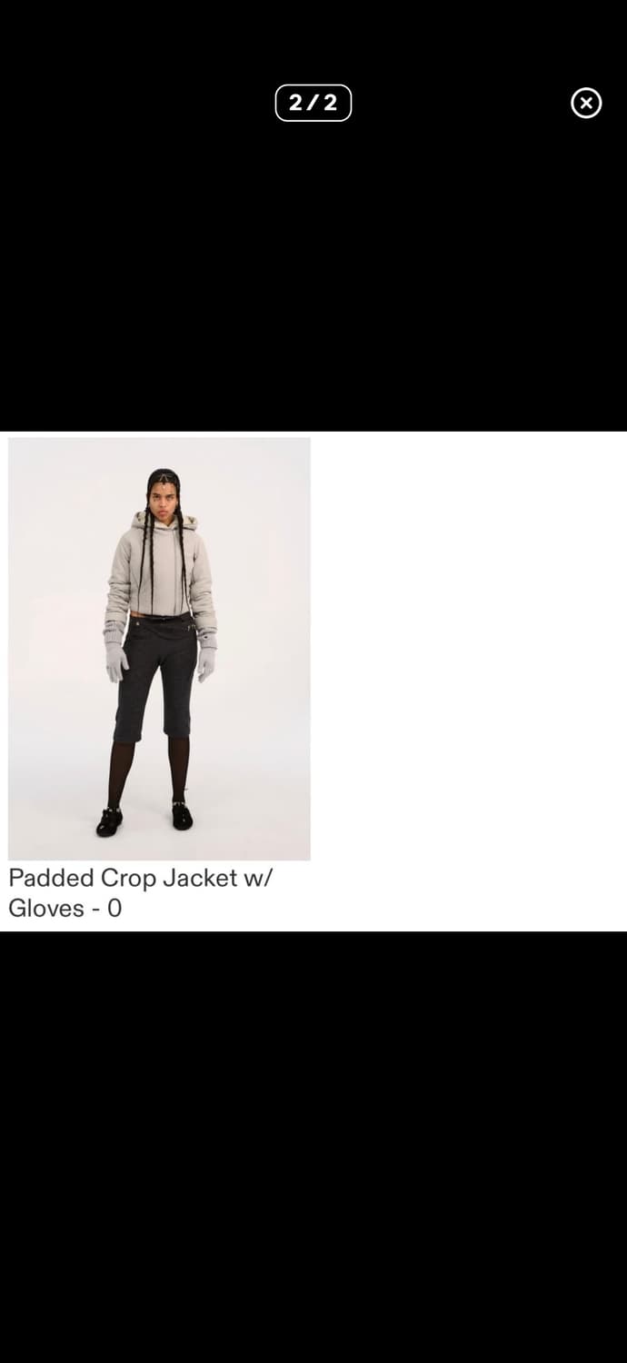 혜인서 패디드 크롭 자켓 패딩  상품이미지4