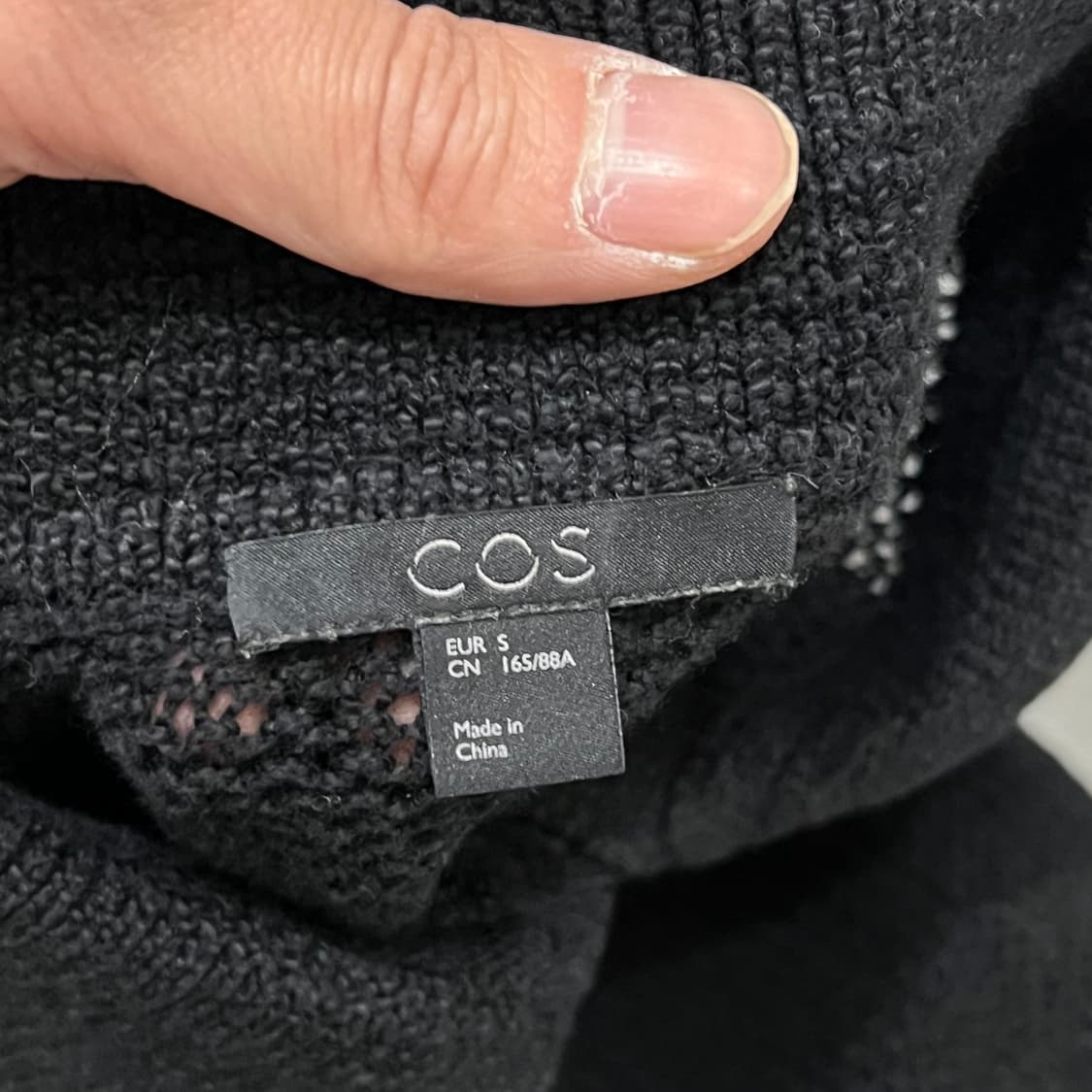  코스 카라 하프 니트 가디건 y16378 상품이미지5