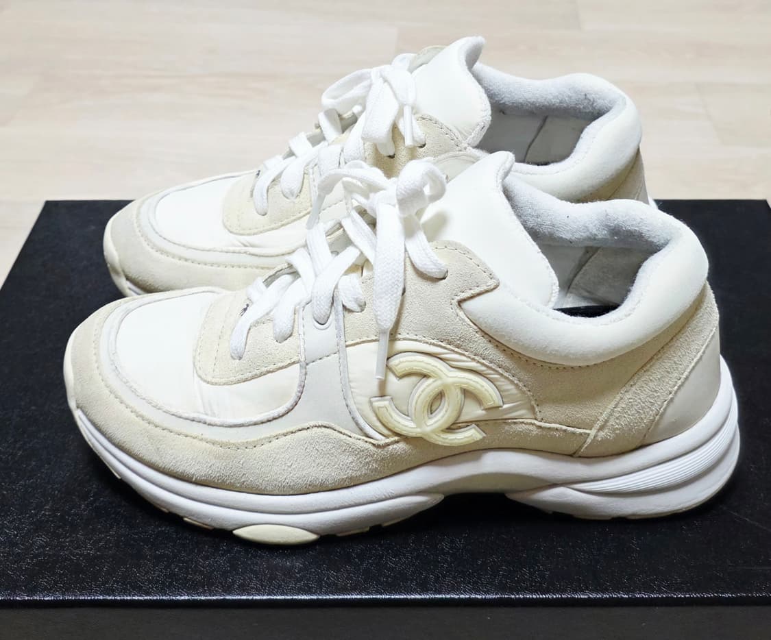 샤넬  크루즈 스니커즈  37 정품 상품이미지1