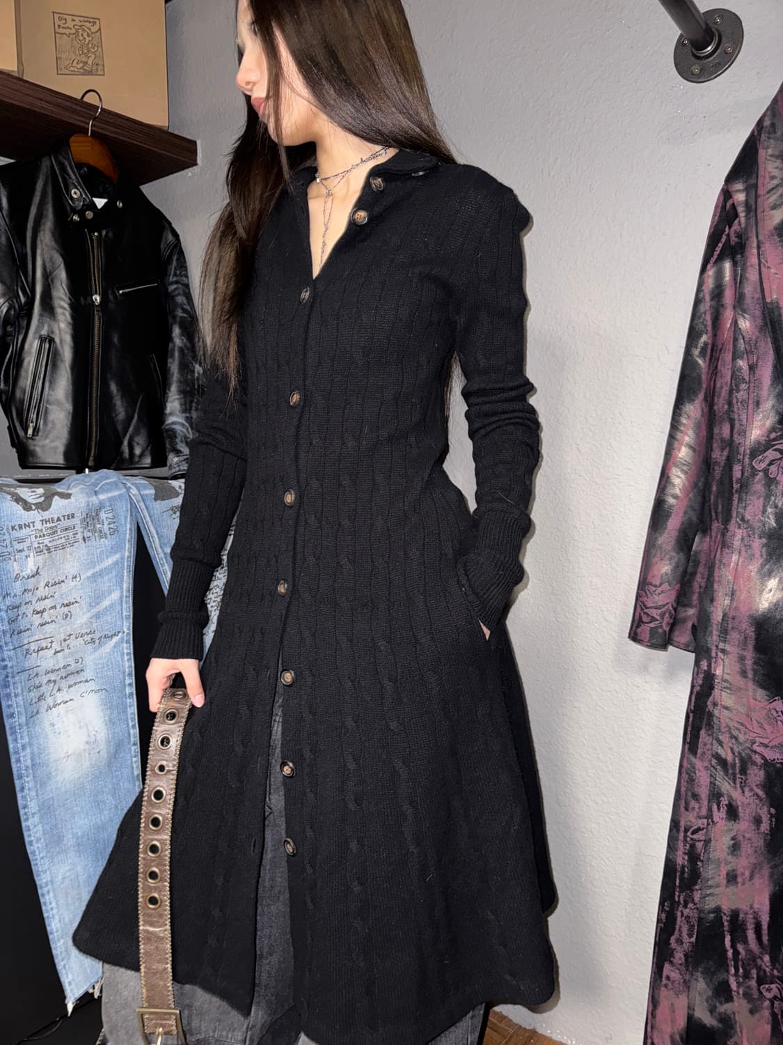 폴로 랄프로렌 케이블니트 원피스 상품이미지1