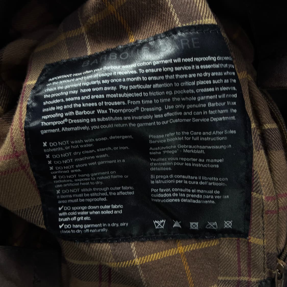 Barbour  바버 비데일 왁스 브라운 자켓  상품이미지6