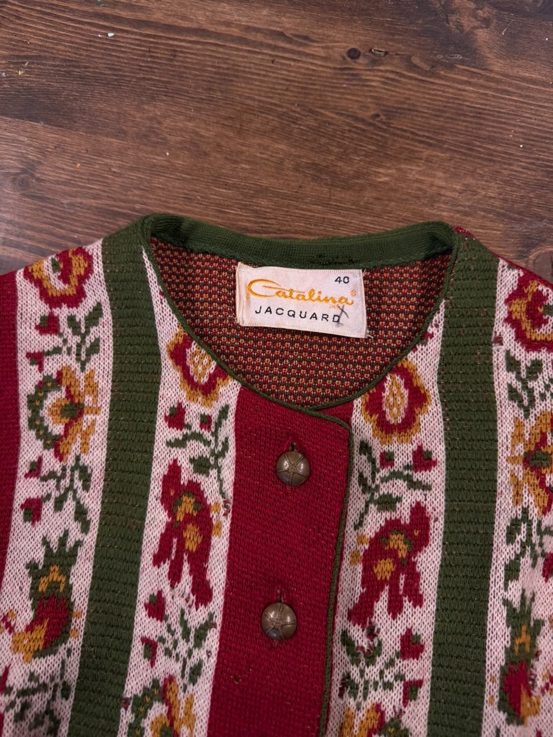 VTG 자카드 가디건 여성55 상품이미지6