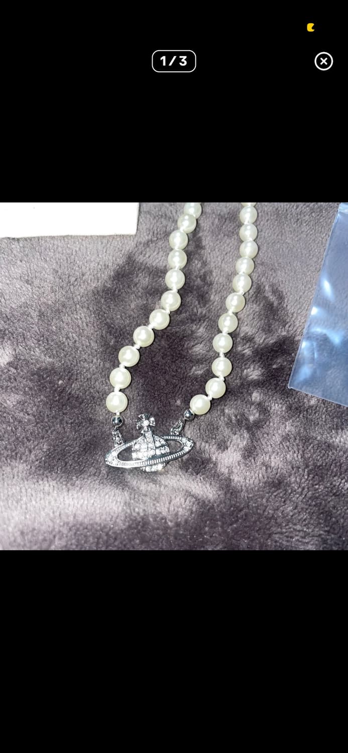 비비안웨스트우드 미니 진주 바스 목걸이  상품이미지2