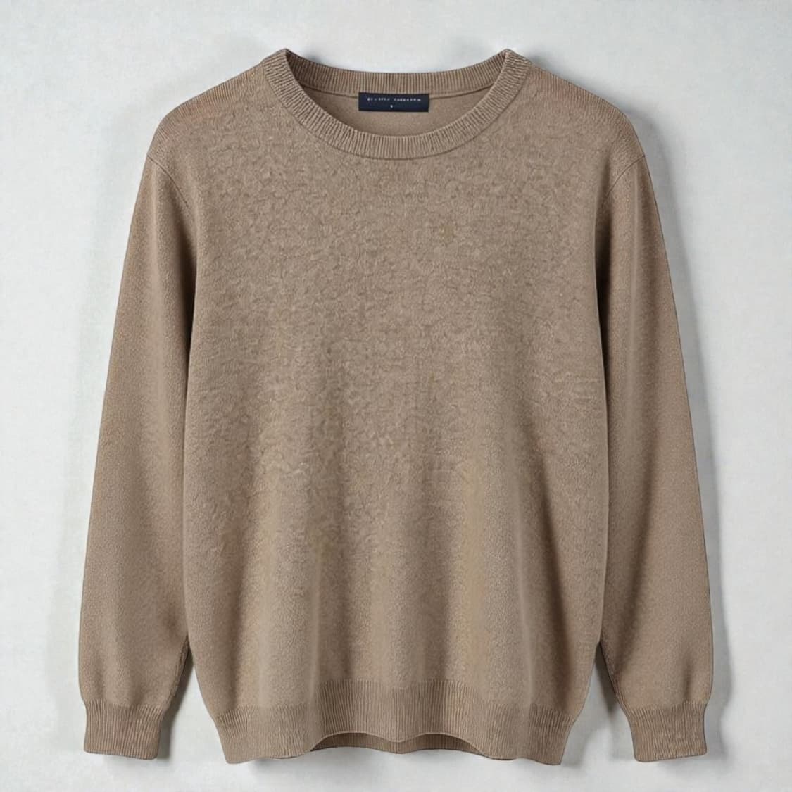 100)더니트컴퍼니 캐시미어100% 니트 베이지 상품이미지1