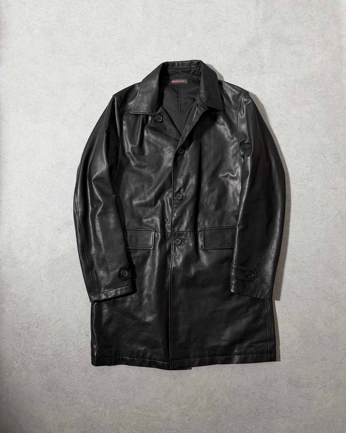 Prada sport leather car coat 상품이미지1