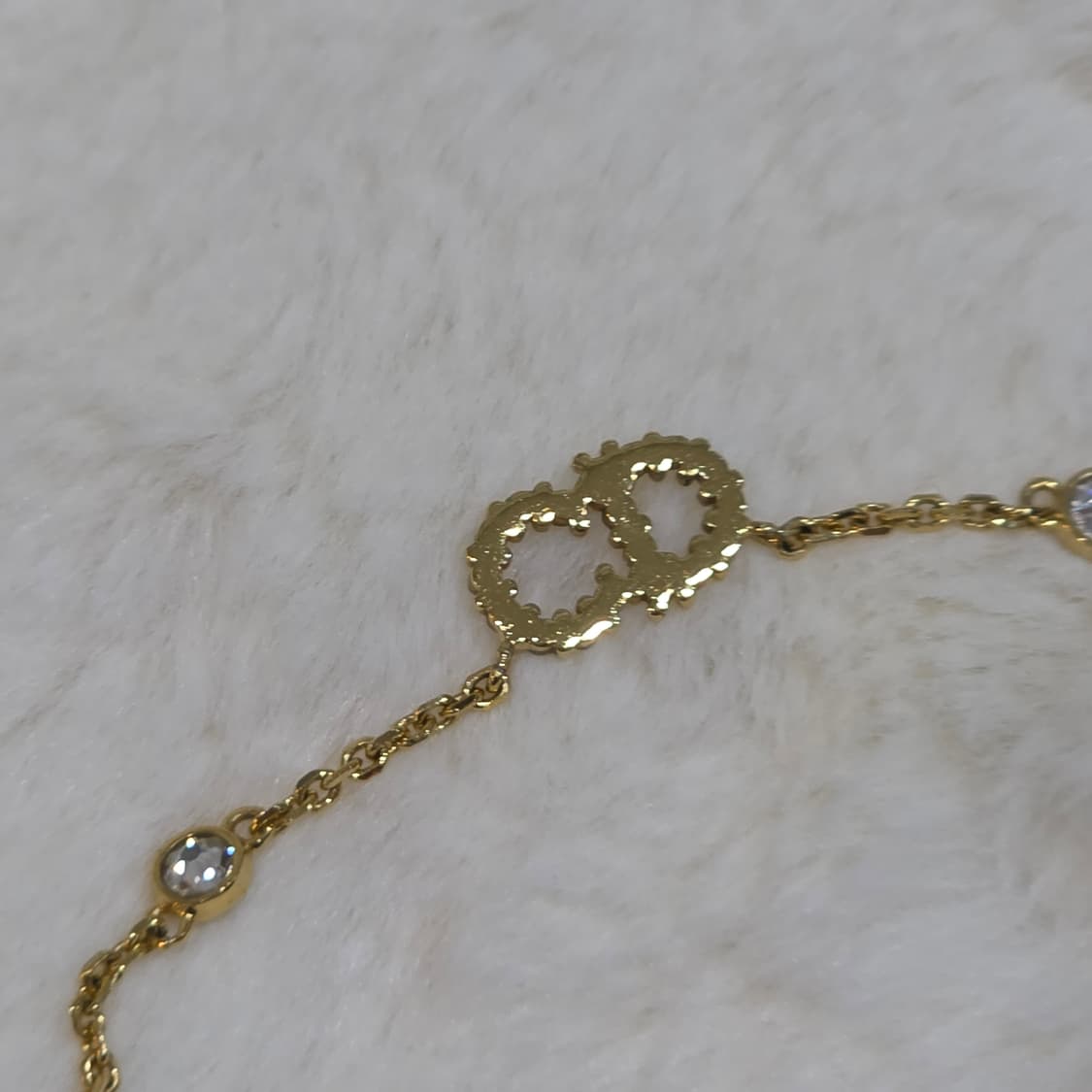 디올 금장 cd로고 클레어 디 룬 목걸이 상품이미지7