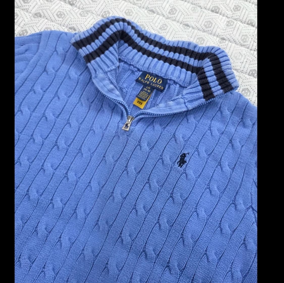 신형 폴로 랄프로렌 반집업 니트 55반 상품이미지2