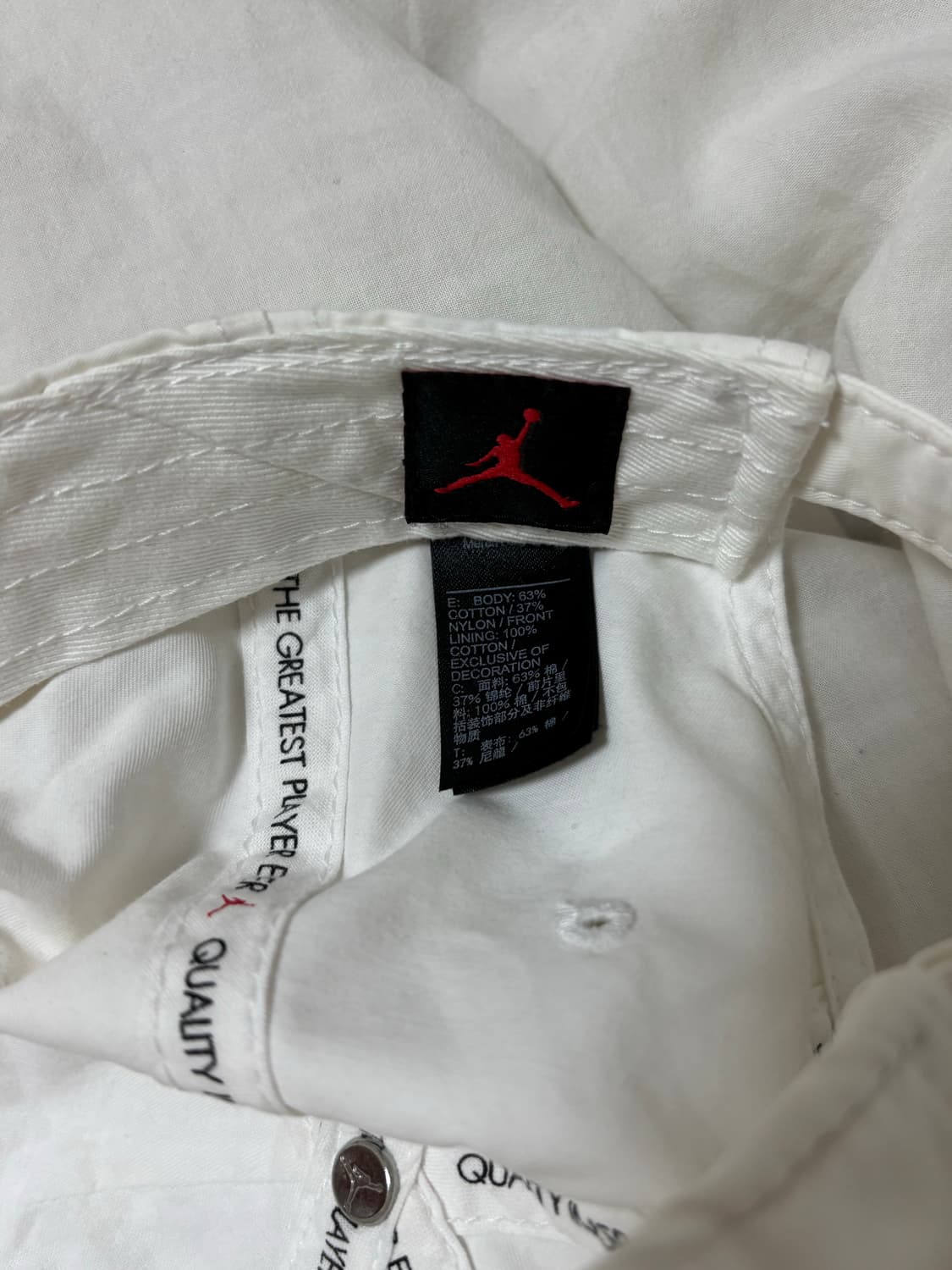 나이키 조던 화이트 볼캡 상품이미지2