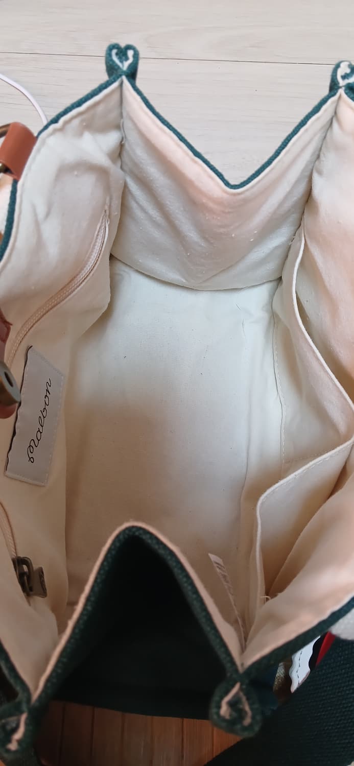 말본 골프 버킷 토트백 그린 컬러  상품이미지6