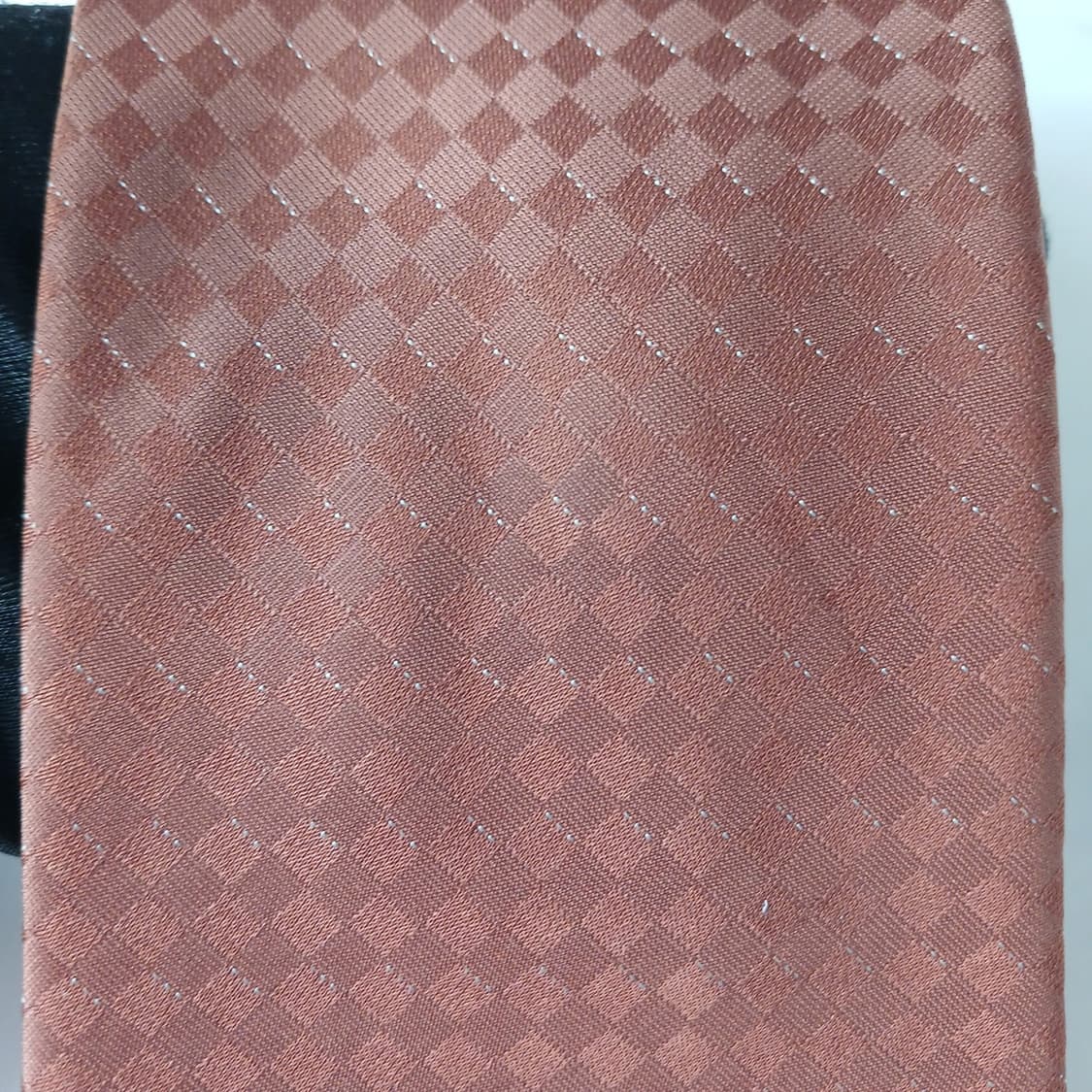 캘빈클라인 실크 브라운 체크 넥타이 9.2cm A+등급 A18816
 상품이미지6