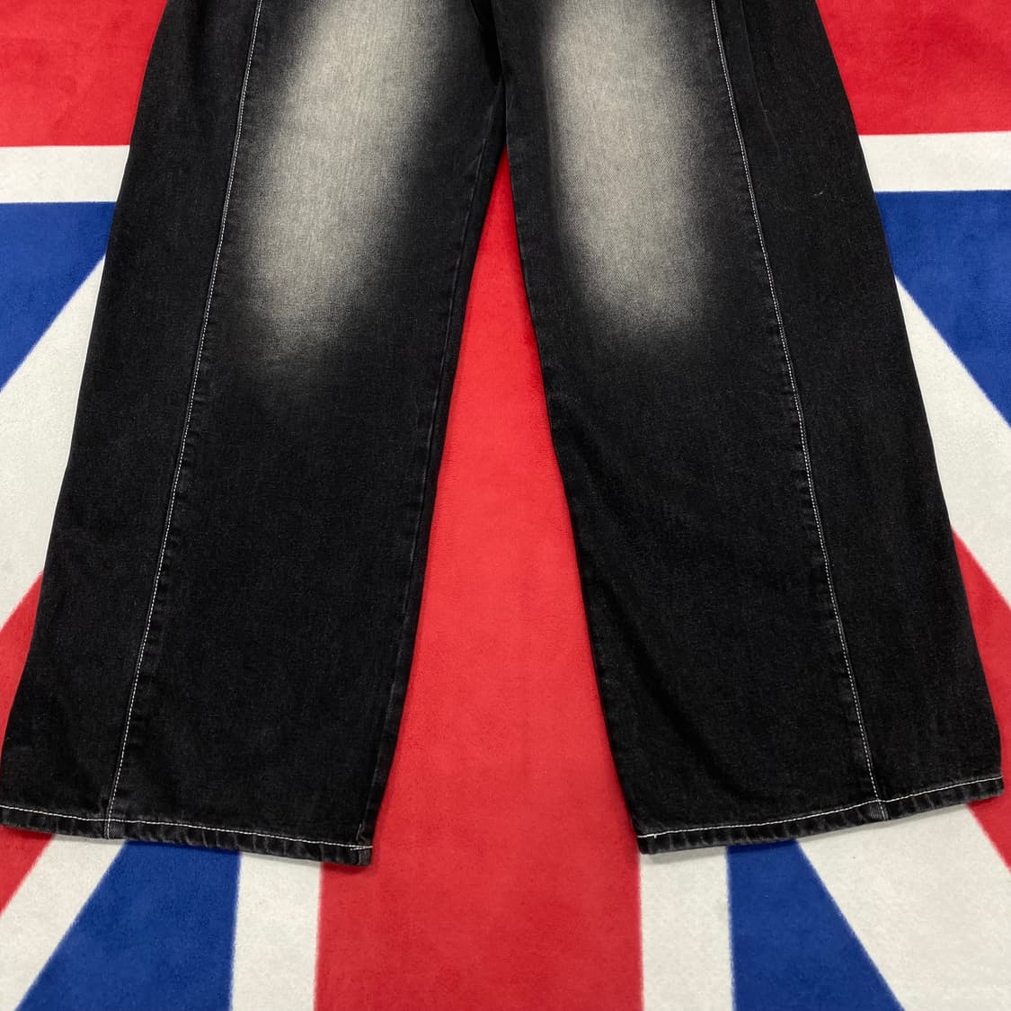 빈티지 흑청데님 벌룬팬츠 여성S  상품이미지3