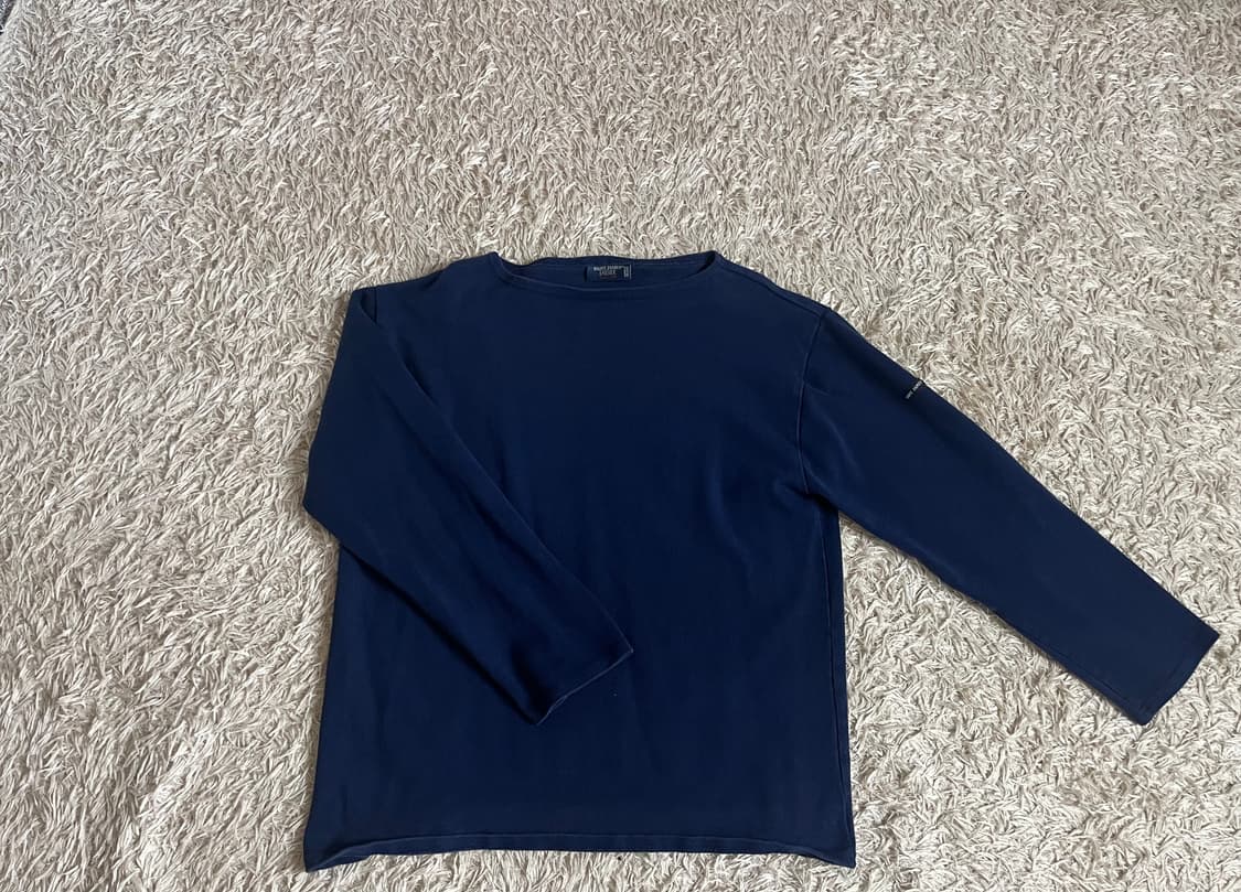 세인트제임스 길도 네이비 긴팔 티셔츠 상품이미지1