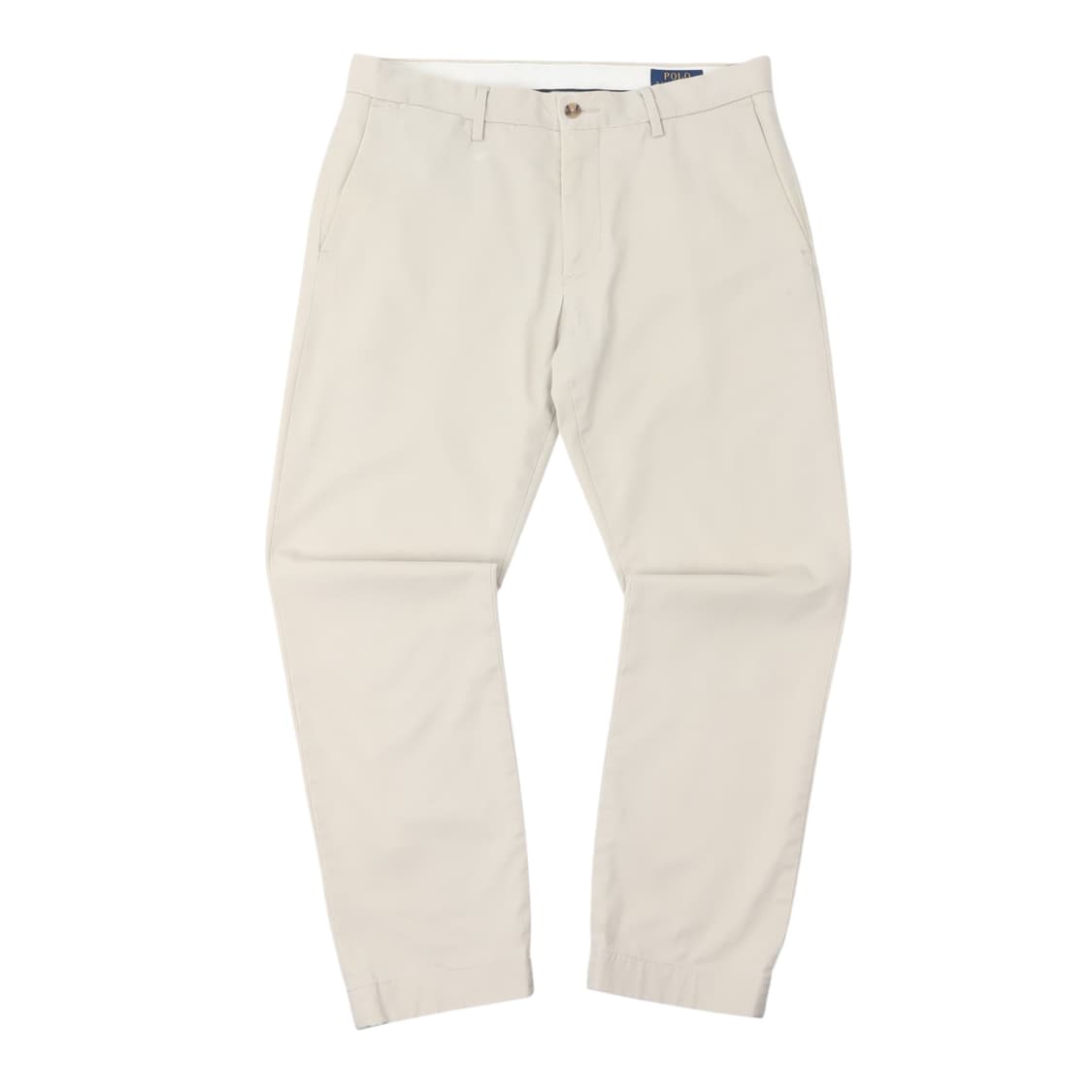 폴로 랄프로렌 라이트 베이지 스트레치 슬림핏 코튼 팬츠 상품이미지1