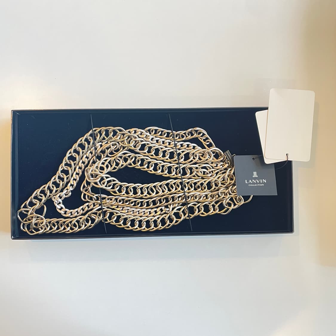 랑방 레이어드 체인 목걸이 새상품 상품이미지2