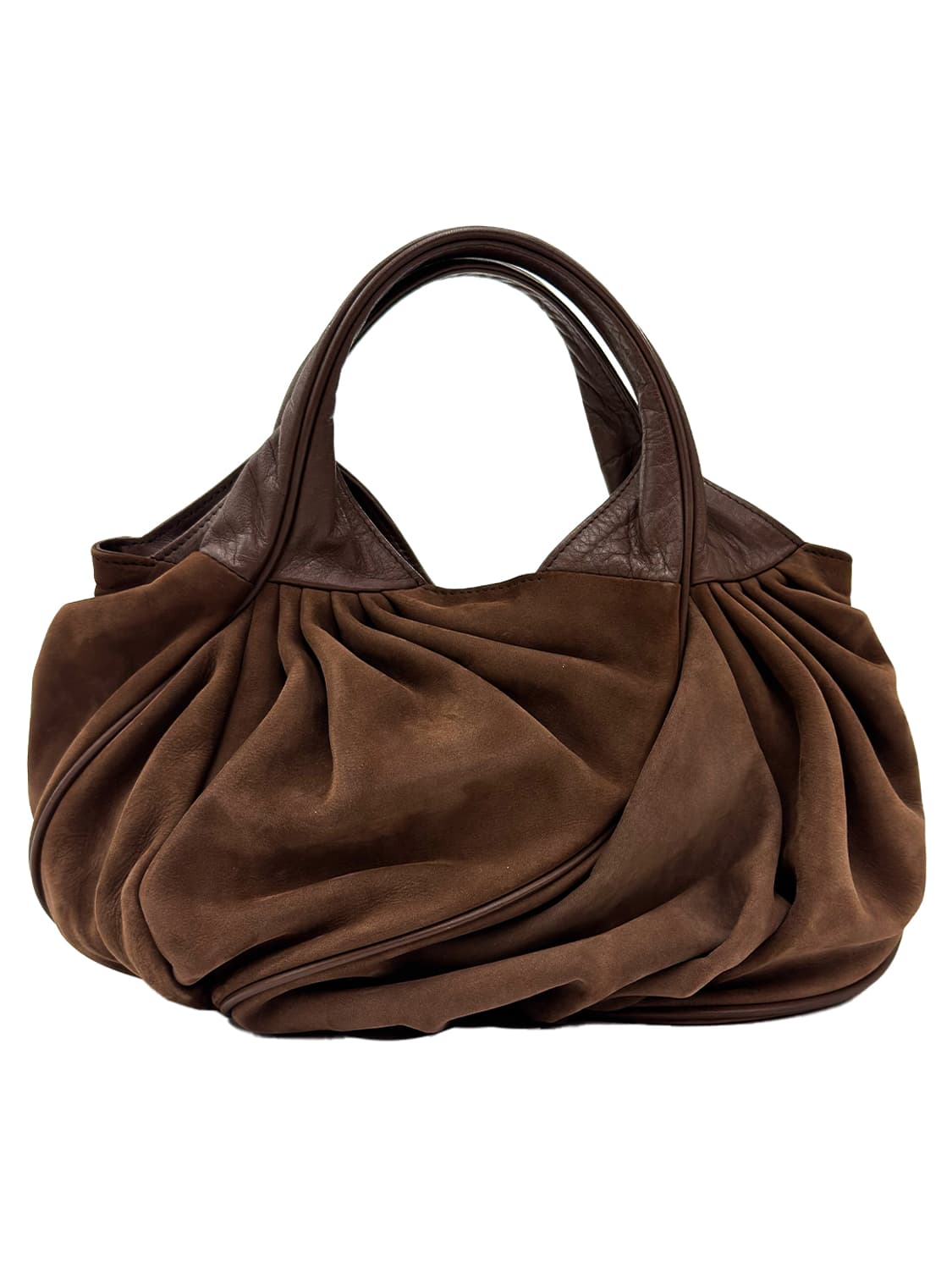 i ro se Suede Gathered Mini Bag 상품이미지1