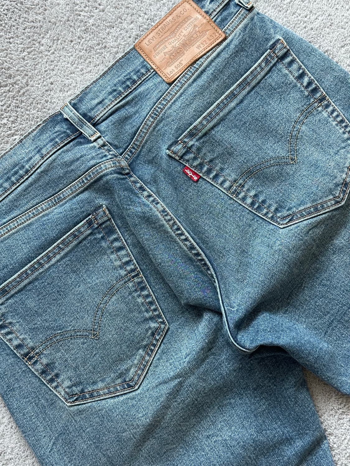 리바이스 505 빅E 프리미엄 레귤러핏 데님팬츠 LVC 상품이미지5