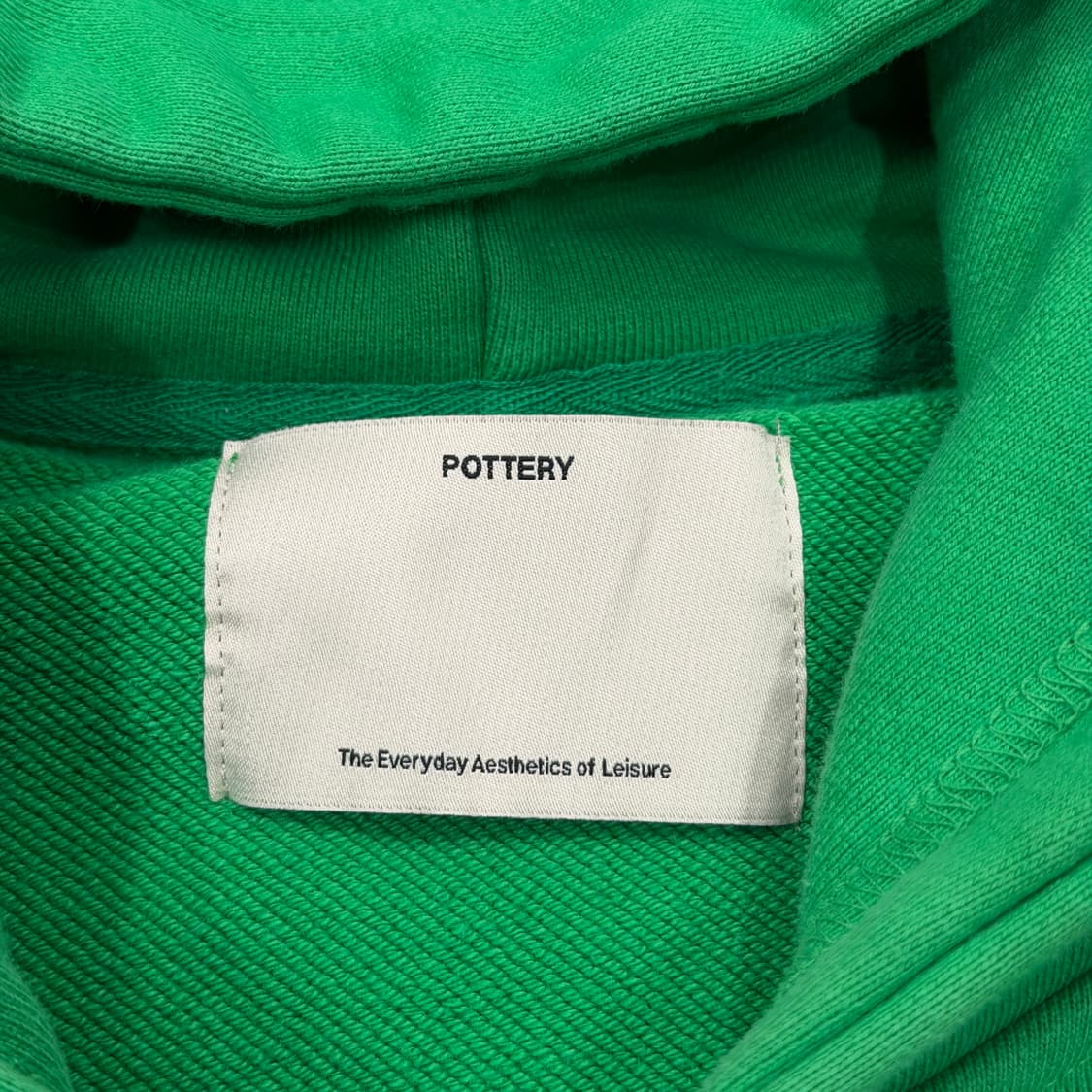 포터리 스웻 후드티 그린 2사이즈 상품이미지3