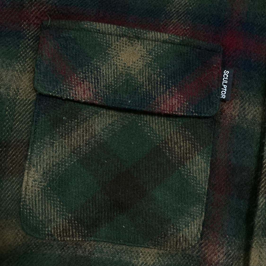 스컬프터 레트로 믹스 컬러 체크 셔츠 상품이미지2