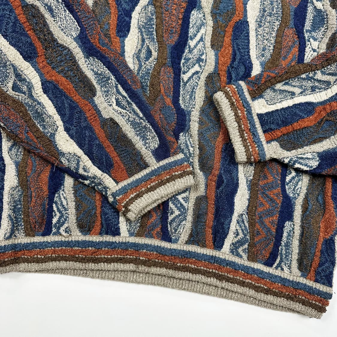 VTG 빈티지 올드스쿨 케이블 니트 L 상품이미지3