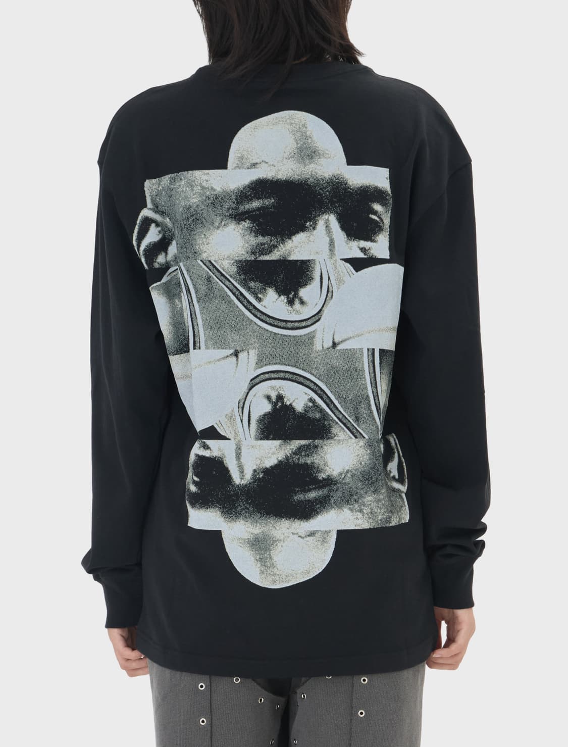 나이키 조던 MJ LS 블랙 애쿼터 블루 티셔츠 상품이미지2