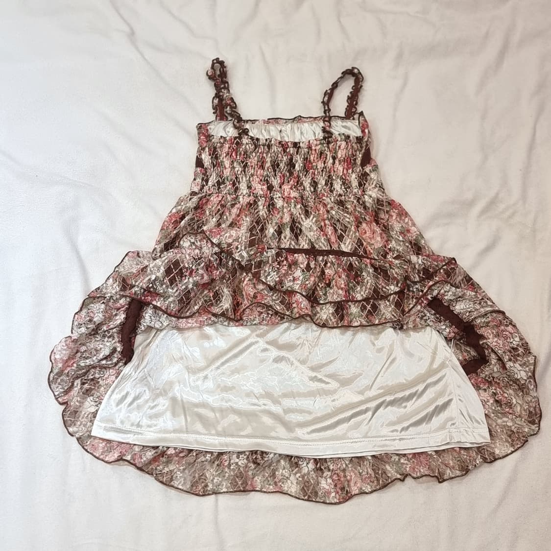 리즈리사 LIZ LISA 로즈 쉬폰 캐미솔 원피스 상품이미지6