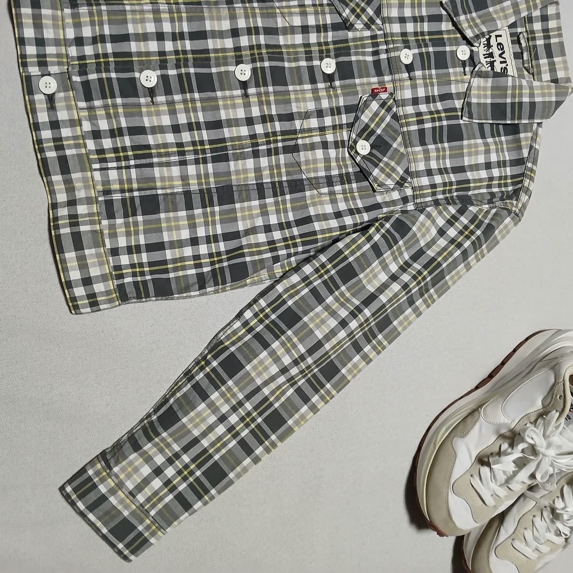 levis 리바이스 체크 트러커 자켓 천 상품이미지3