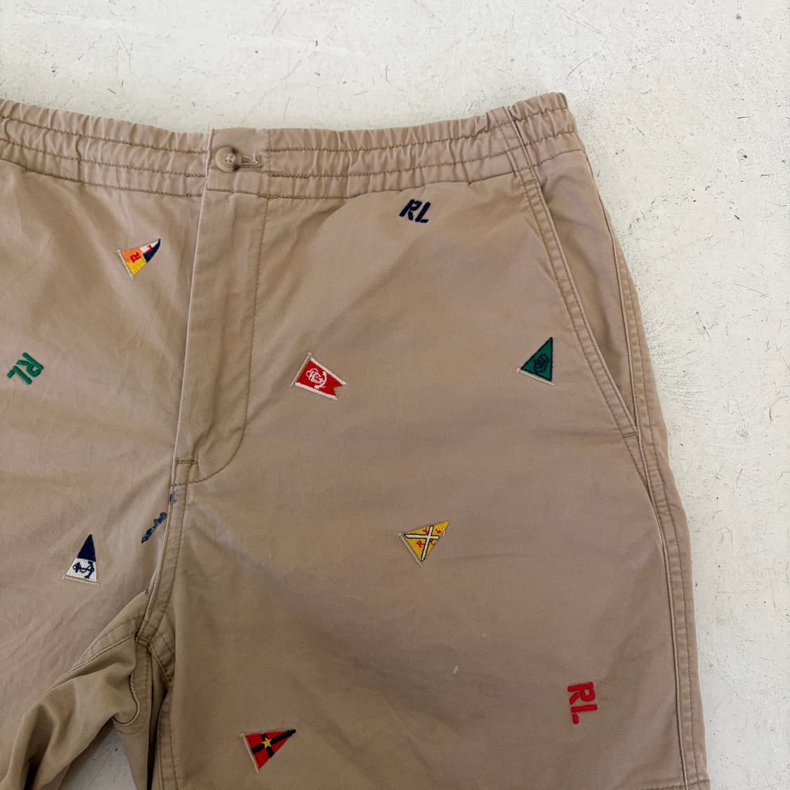 폴로 랄프로렌 자수 치노 반바지 M 상품이미지3