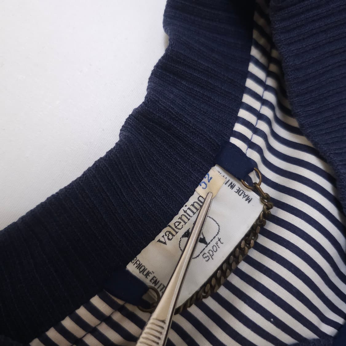 발렌티노 90's 블루종 자켓 상품이미지3