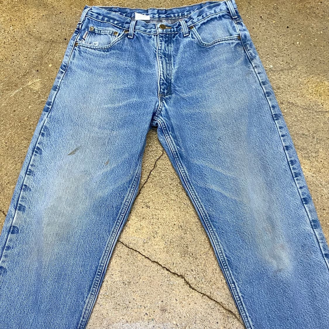 미국 빈티지 칼하트 연청 워싱 청바지 데님팬츠 상품이미지2