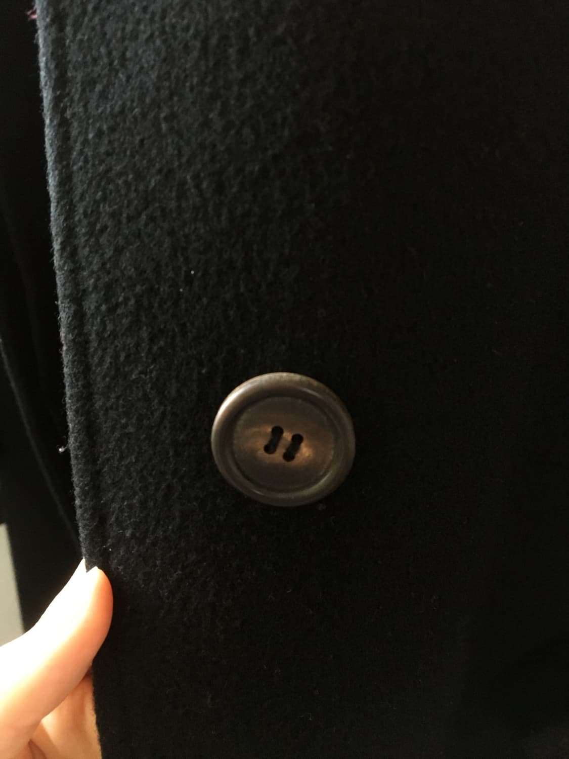 파사드패턴 캐시미어 발마칸 코트 블랙 s 상품이미지8