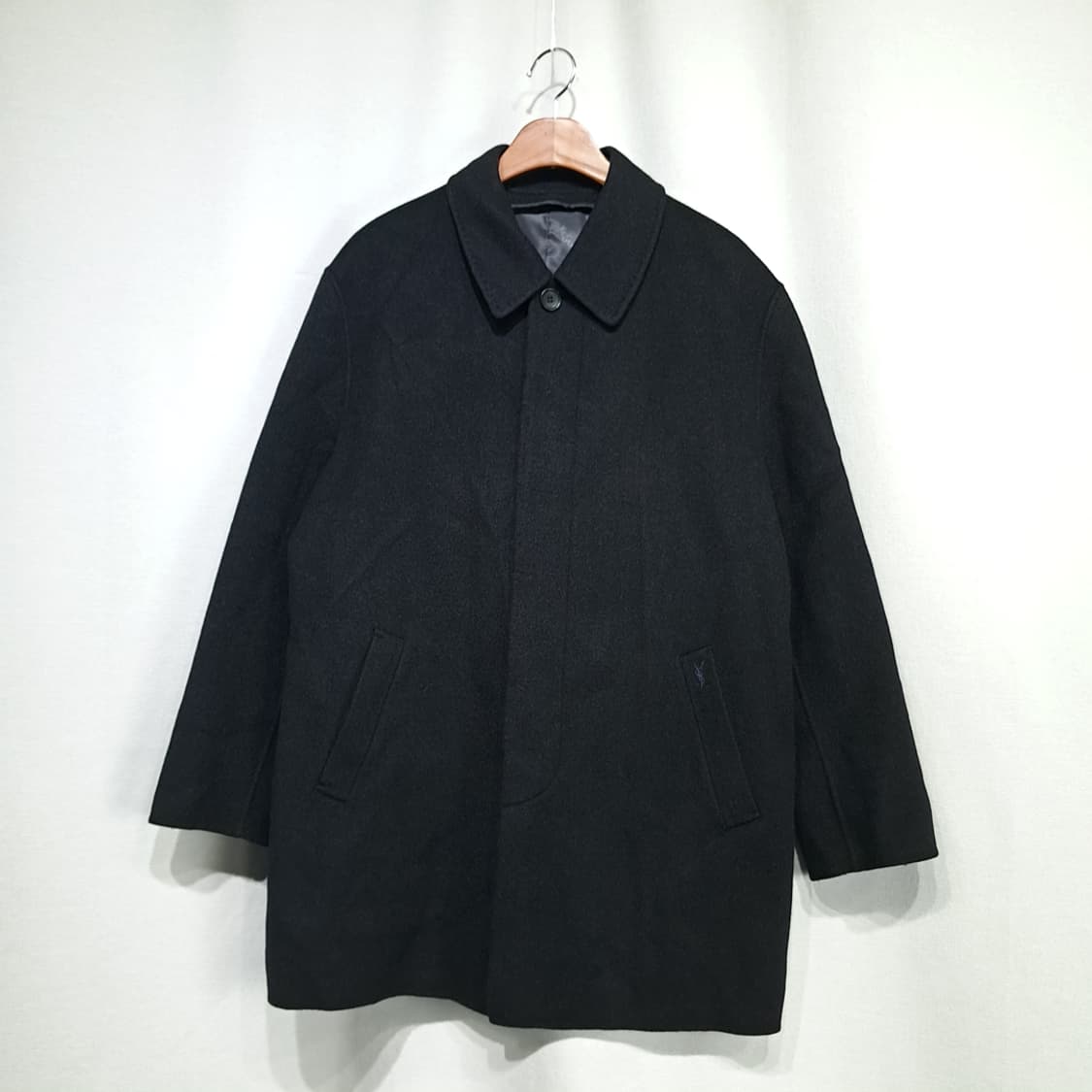 CN960 L 입생로랑 뿌르 옴므 핸드메이드 울 코트 상품이미지1