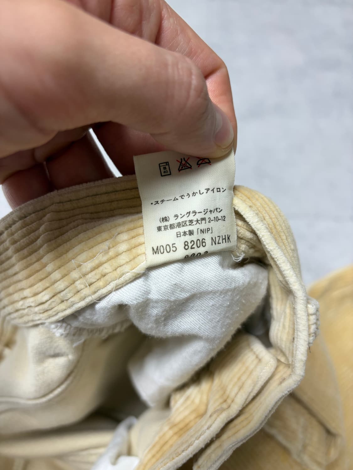 랭글러 코듀로이 레귤러핏 긴바지 M 상품이미지6