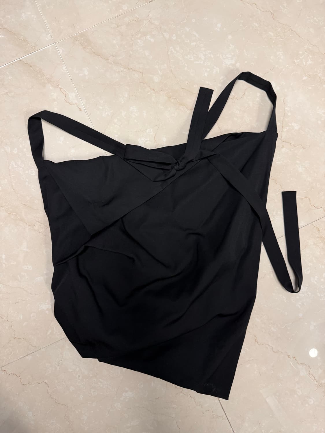 Y's wool gaberdine drape bag 상품이미지1