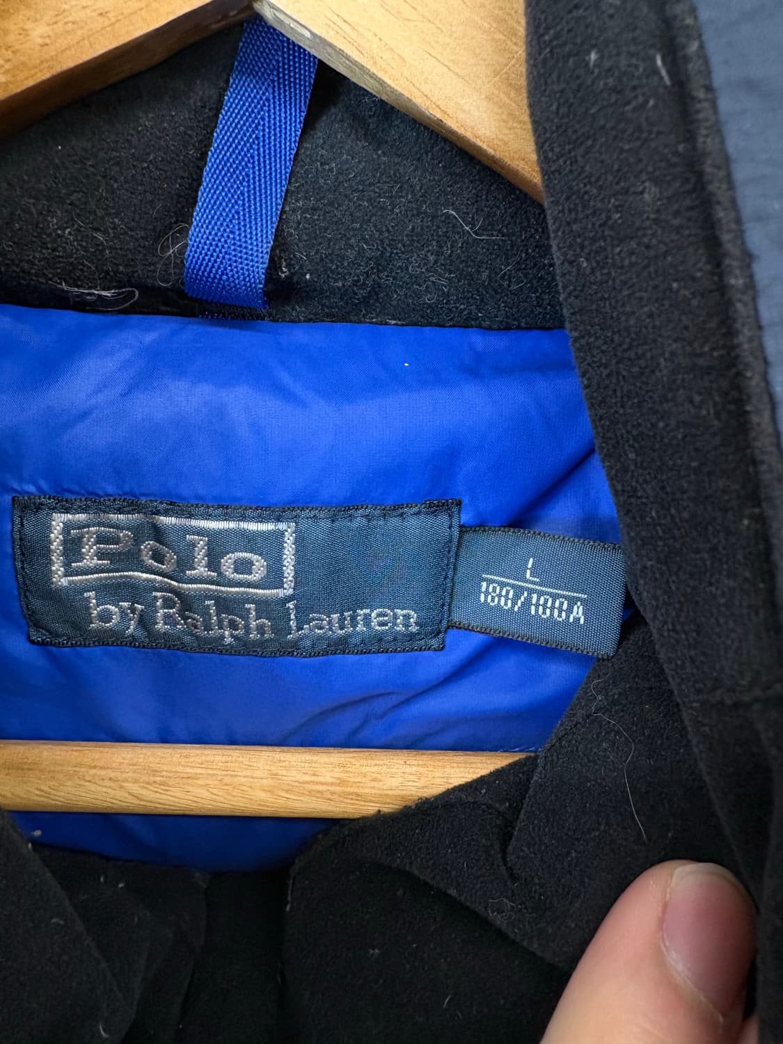 폴로랄프로렌 빈티지 빅포니 USA 덕다운 패딩 네이비 상품이미지5