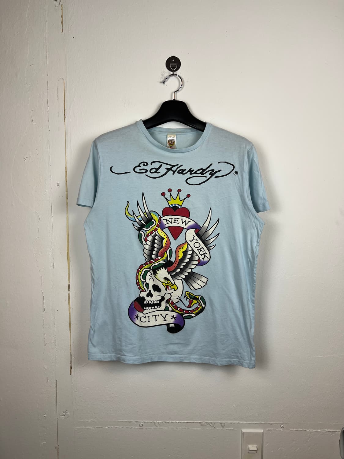 T123 Ed Hardy 프린팅 반팔 티셔츠 XL 상품이미지1
