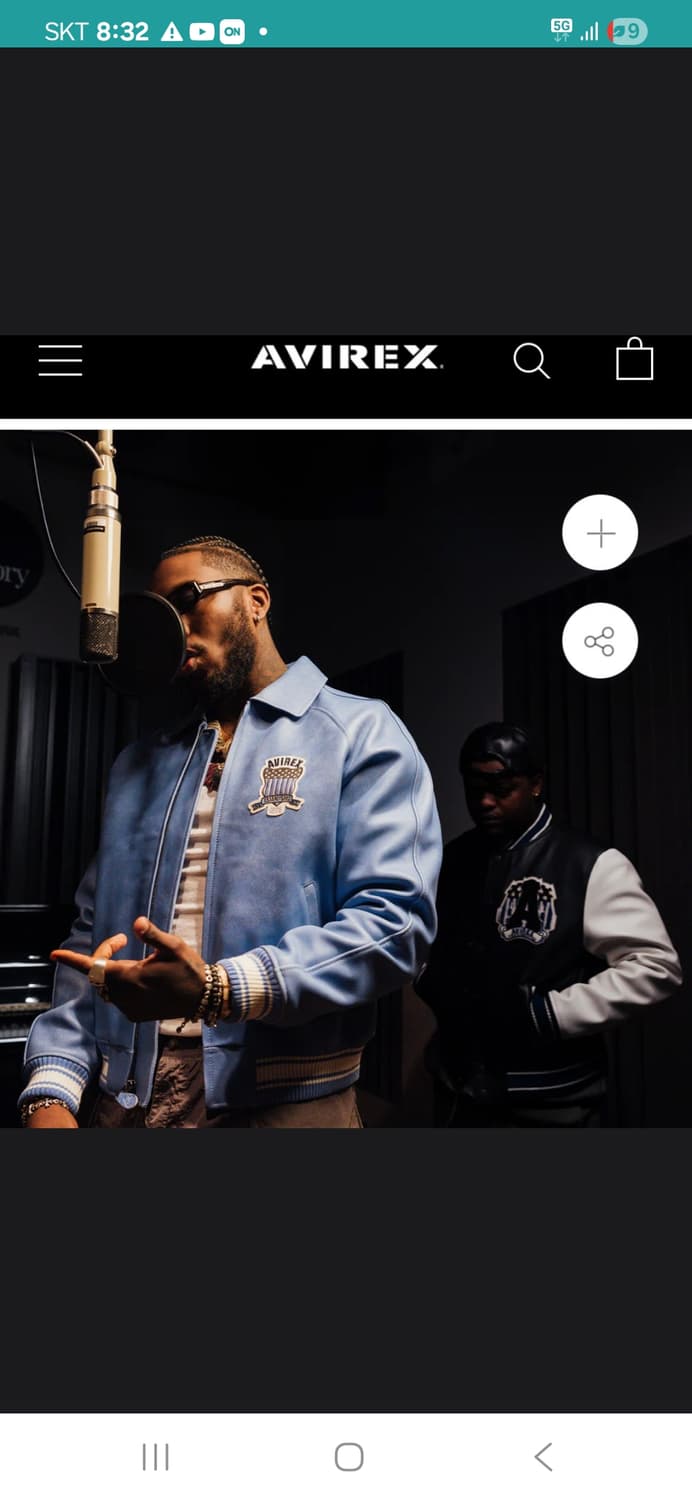 Avirex] 아비레ックス 아메리카 클래식 한정판 옴브르 아이콘 상품이미지4